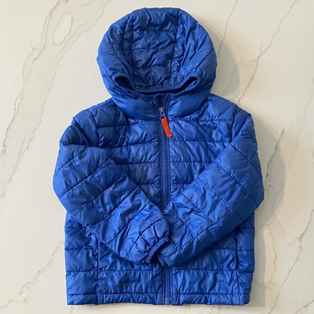 Primary Lightweight Puffer - Cobalt blue size 4/5